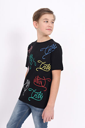 Toontoy Erkek Çocuk Baskılı Tişört