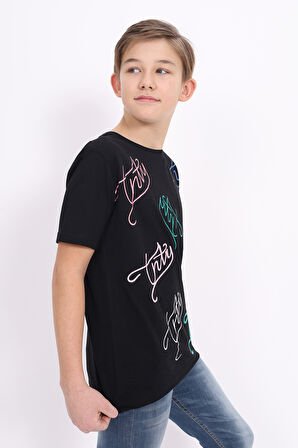 Toontoy Erkek Çocuk Baskılı Tişört