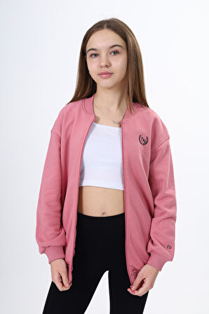 Toontoy Kız Çocuk Baskılı Hırka