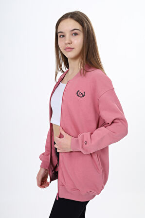 Toontoy Kız Çocuk Baskılı Hırka