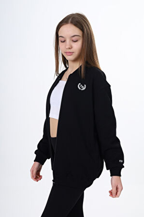 Toontoy Kız Çocuk Baskılı Hırka