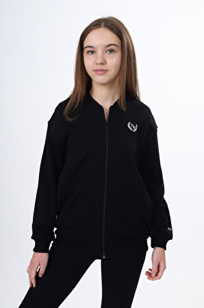 Toontoy Kız Çocuk Baskılı Hırka