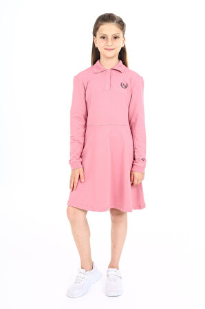 Toontoy Kız Çocuk Baskılı Elbise