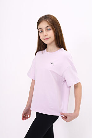 Toontoy Kız Çocuk Baskılı Tişört