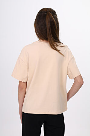 Toontoy Kız Çocuk Baskılı Tişört