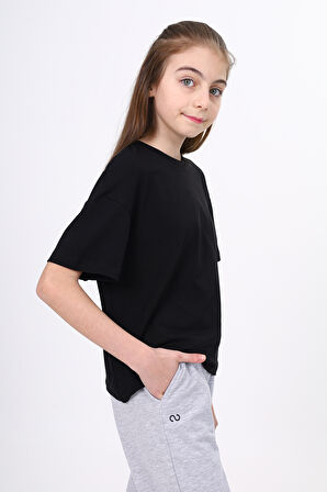 Toontoy Kız Çocuk Baskılı Tişört