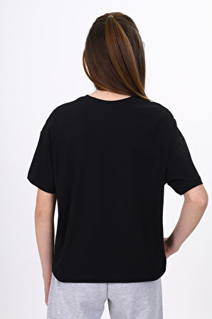 Toontoy Kız Çocuk Baskılı Tişört