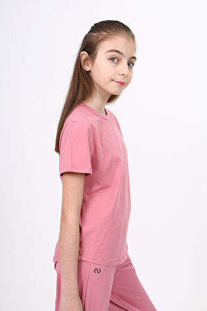 Toontoy Kız Çocuk Baskılı Tişört