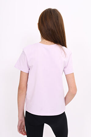 Toontoy Kız Çocuk Baskılı Tişört