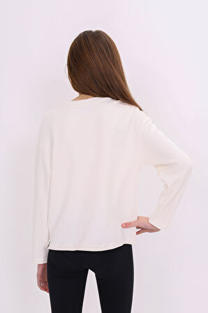 Toontoy Kız Çocuk Baskılı Tişört