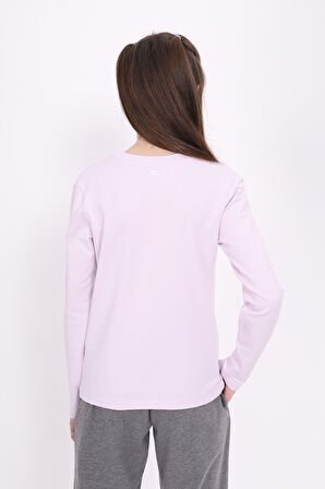 Toontoy Kız Çocuk Baskılı Tişört