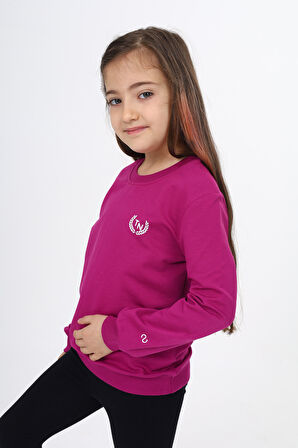Toontoy Kız Çocuk Baskılı Sweatshirt
