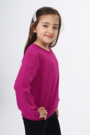 Toontoy Kız Çocuk Baskılı Sweatshirt