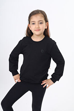 Toontoy Kız Çocuk Baskılı Sweatshirt