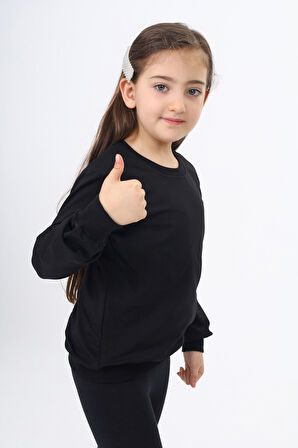 Toontoy Kız Çocuk Baskılı Sweatshirt