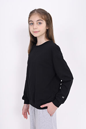 Toontoy Kız Çocuk Baskılı Sweatshirt