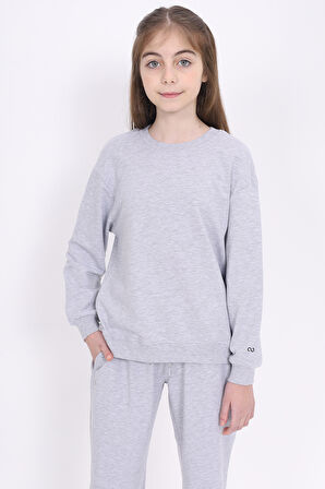 Toontoy Kız Çocuk Baskılı Sweatshirt