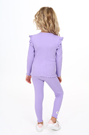 Toontoy Kız Çocuk Taytlı Takım