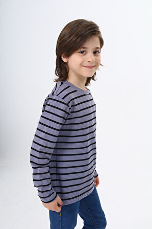 Toontoy Erkek Çocuk Çizgili Tişört