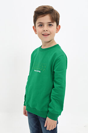 Toontoy Erkek Çocuk Baskılı Sweatshirt