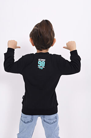 Toontoy Erkek Çocuk Baskılı Sweatshirt