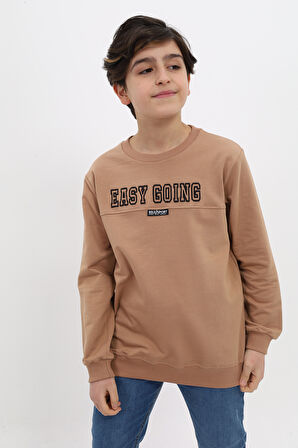 Toontoy Erkek Çocuk Nakışlı Sweatshirt