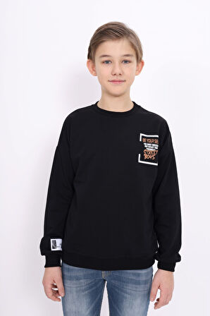 Toontoy Erkek Çocuk Baskılı Sweatshirt