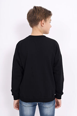 Toontoy Erkek Çocuk Baskılı Sweatshirt