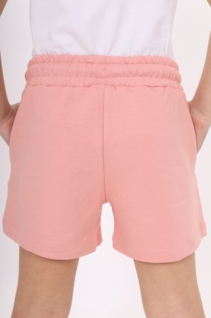 Toontoy Kız Çocuk Baskılı Beli Lastikli Cepli Basic Şort