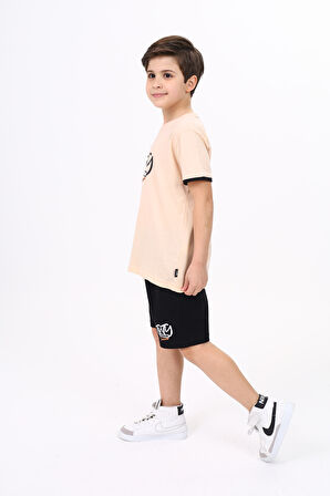 Toontoy Erkek Çocuk Baskılı Şortlu Takım 