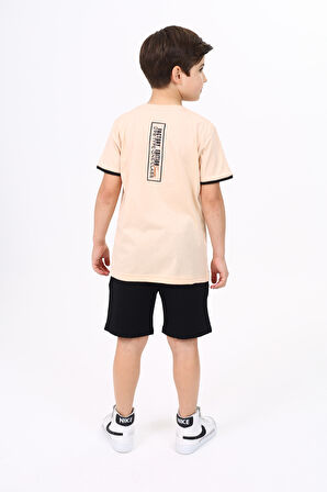 Toontoy Erkek Çocuk Baskılı Şortlu Takım 