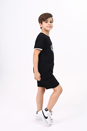 Toontoy Erkek Çocuk Baskılı Şortlu Takım 