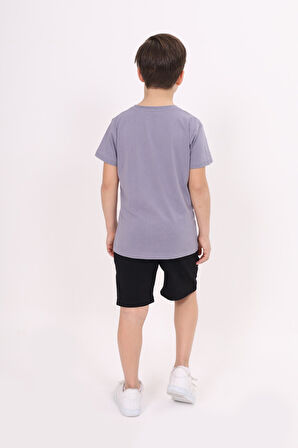 Toontoy Erkek Çocuk Baskılı Şortlu Takım 