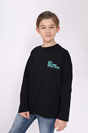 Toontoy Erkek Çocuk Baskılı Sweatshirt