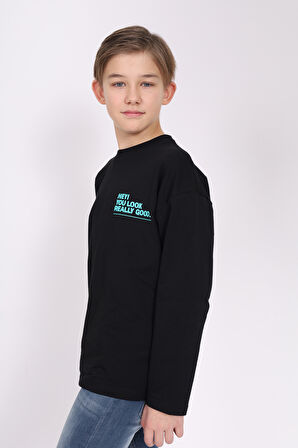 Toontoy Erkek Çocuk Baskılı Sweatshirt