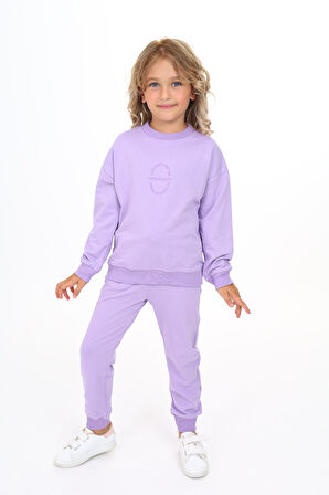 Toontoy Kız Çocuk Baskılı Eşofman Takım