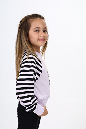 Toontoy Kız Çocuk Nakışlı Sweatshirt