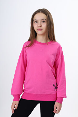 Toontoy Kız Çocuk Baskılı Sweatshirt