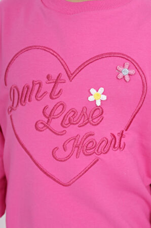 Toontoy Kız Çocuk Nakışlı Sweatshirt