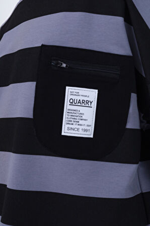 Toontoy Erkek Çocuk Çizgili Sweatshirt