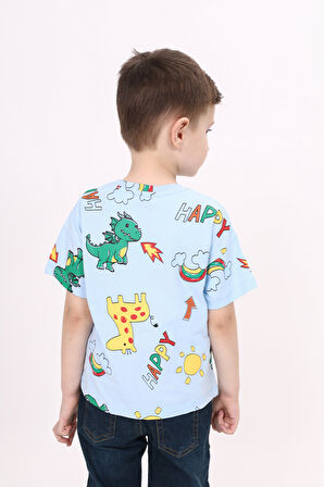 Toontoy Erkek Çocuk Baskılı Tişört