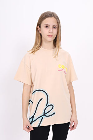 Toontoy Unisex Çocuk Baskılı Tişört