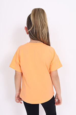 Toontoy Kız Çocuk Baskılı Tişört