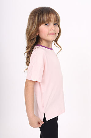 Toontoy Kız Çocuk Baskılı Tişört