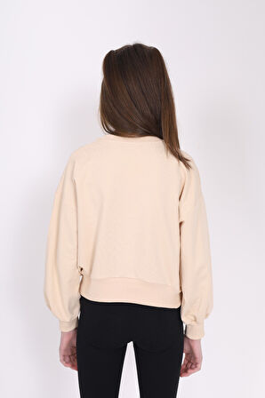 Toontoy Kız Çocuk Baskılı Sweatshirt