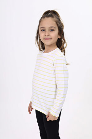 Toontoy Unisex Çocuk Çizgili Tişört