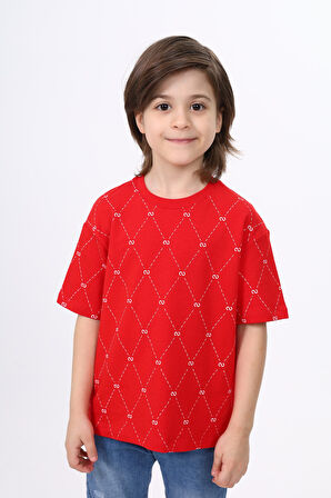 Toontoy Unisex Çocuk Baskılı Tişört