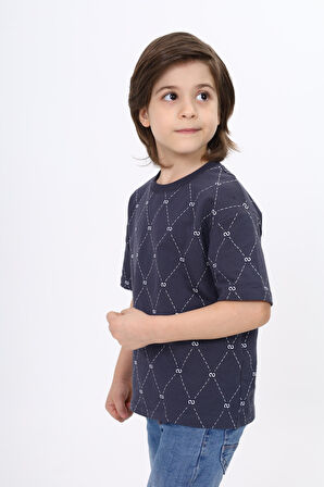 Toontoy Unisex Çocuk Baskılı Tişört