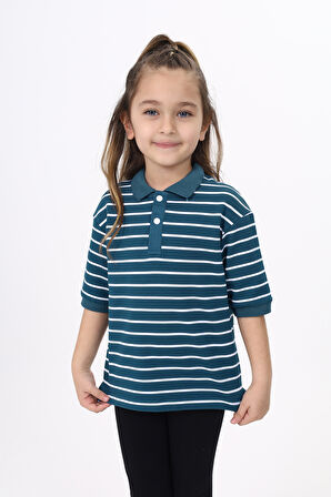 Toontoy Unisex Çocuk Çizgili Tişört