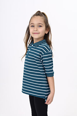 Toontoy Unisex Çocuk Çizgili Tişört